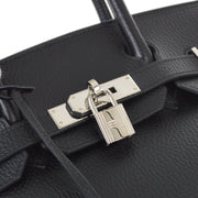 Hermes 1999 Black Ardennes Birkin 30 Handbag