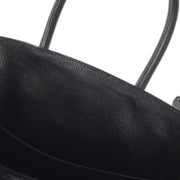 Hermes 1999 Black Ardennes Birkin 30 Handbag