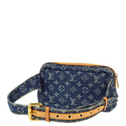 Louis Vuitton 2007 Blue Monogram Denim Bum Bag Waist Pouch M95347