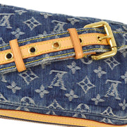 Louis Vuitton 2007 Blue Monogram Denim Bum Bag Waist Pouch M95347