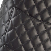 Chanel 2003-2004 Black Calfskin Cambon Ligne Tote Handbag