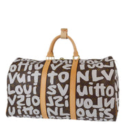 Louis Vuitton 2001 Monogram Graffiti Keepall 50 Duffle Bag M92197