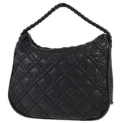 Chanel 2006-2008 Black Lambskin Paris-Biarritz Hobo Handbag