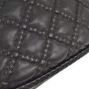 Chanel 2006-2008 Black Lambskin Paris-Biarritz Hobo Handbag