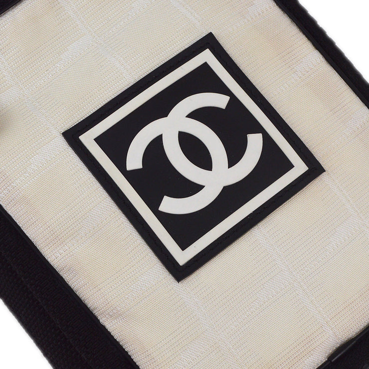 Chanel 2003-2004 Beige New Travel Sport Line Shoulder Bag