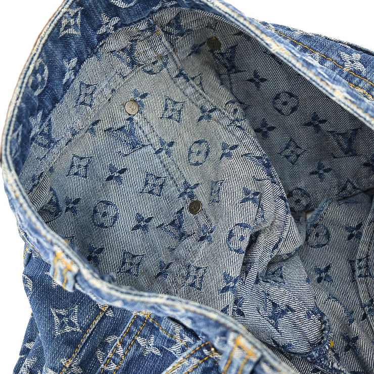 Louis Vuitton Monogram Denim Short Pants Blue #36