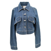 Celine Single Breasted Denim Jacket Blue #40