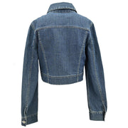 Celine Single Breasted Denim Jacket Blue #40