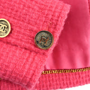 Chanel Collarless Jacket Pink 23 #36