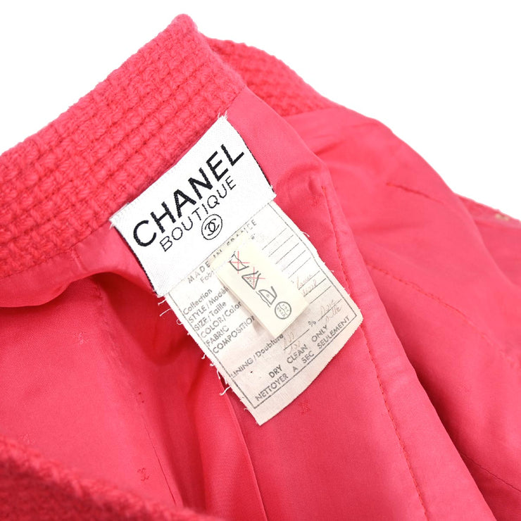 Chanel Collarless Jacket Pink 23 #36