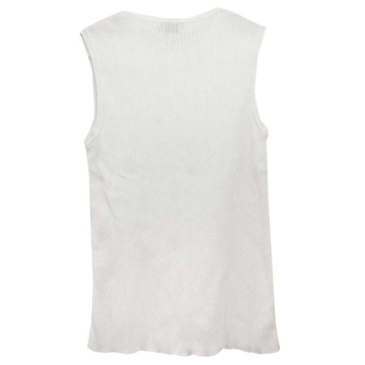 Chanel Sleeveless Top White #40