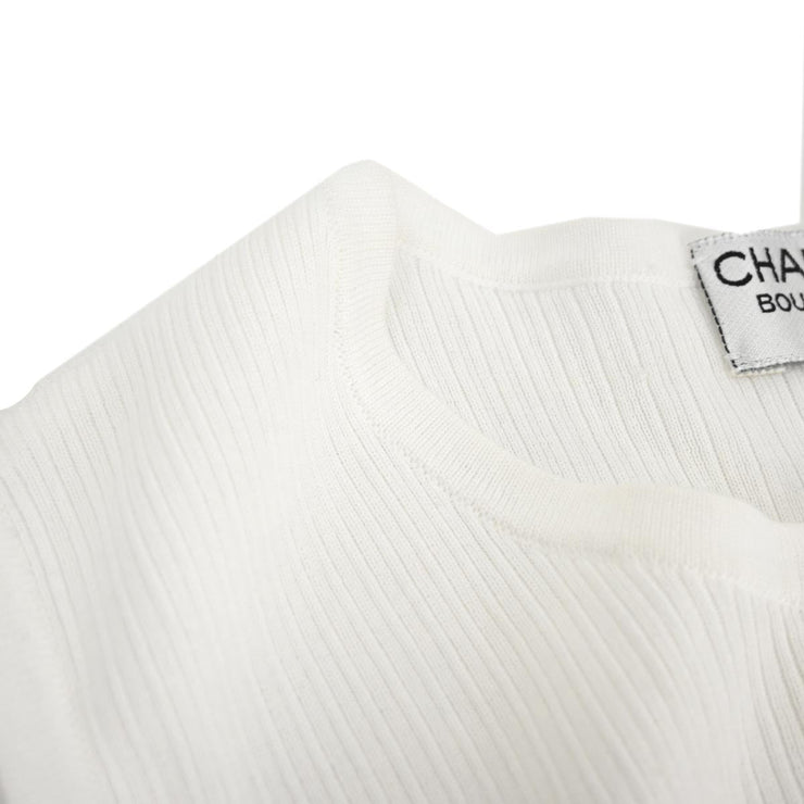 Chanel Sleeveless Top White #40