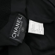 Chanel Setup Suit Jacket Skirt Black 97P #44