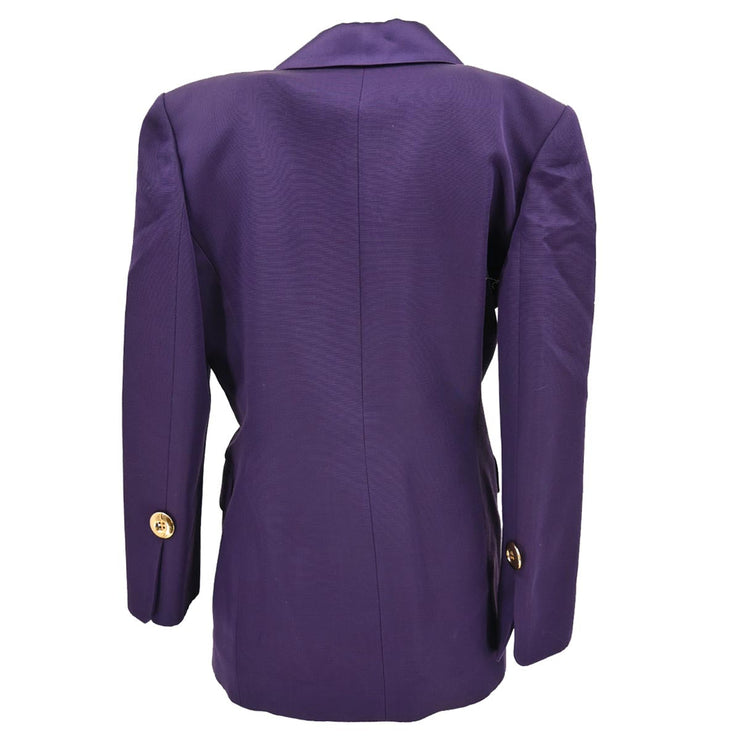 Christian Dior Single Breasted Jacket Purple #M