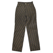 Fendi Zucca Long Pants Brown #42