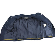 Chanel Setup Suit Jacket Skirt Navy 95P #40