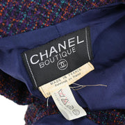 Chanel Double Breasted Jacket Purple