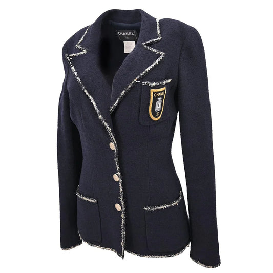 Chanel 2005 Navy & White "Devil Wears Prada" Jacket #38