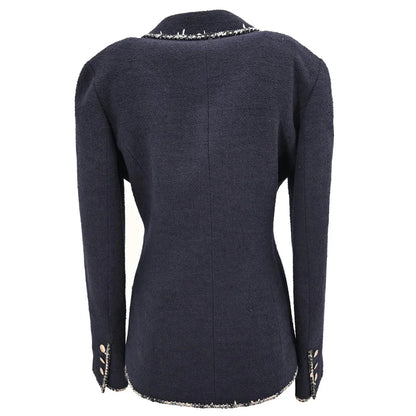 Chanel 2005 Navy & White "Devil Wears Prada" Jacket #38