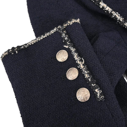 Chanel 2005 Navy & White "Devil Wears Prada" Jacket #38