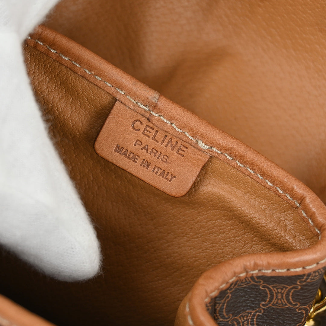 Celine Brown Macadam Twin Backpack – AMORE Vintage Tokyo