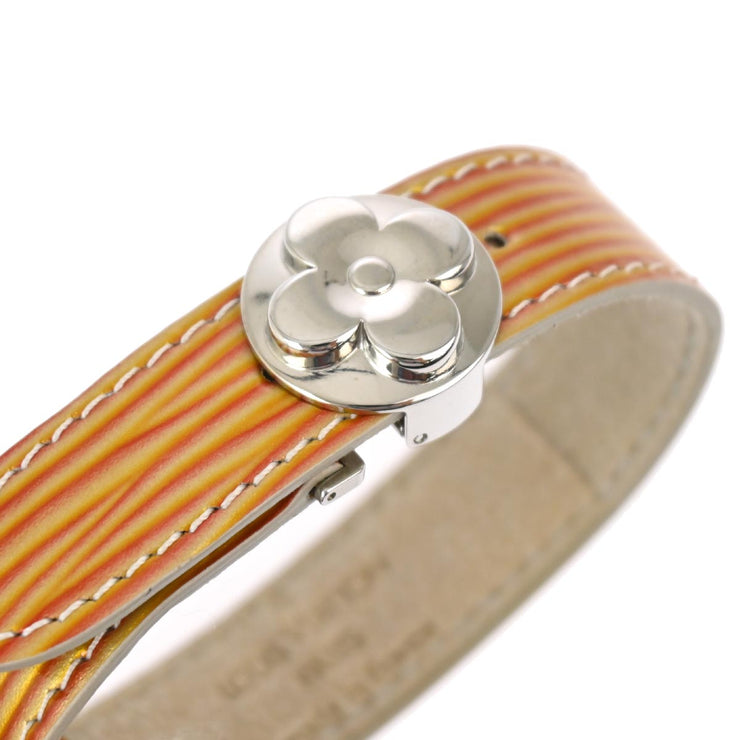 Louis Vuitton 1999 Brown Cyber Epi Good Luck Bracelet Bangle M99084