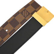 Louis Vuitton Damier Ceinture Carre Buckle Belt M6944 #75/30 Small Good