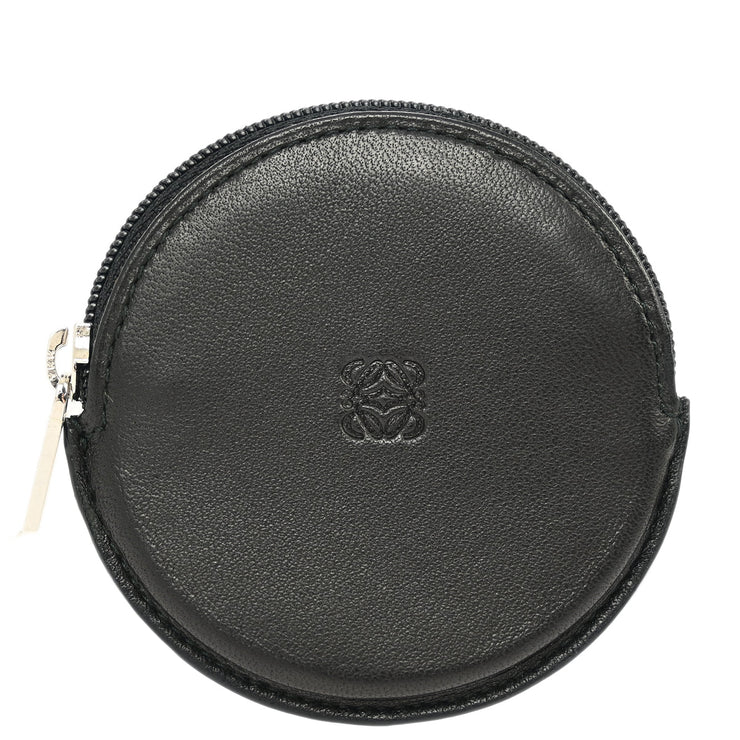 Loewe Black Lambskin Coin Purse Wallet