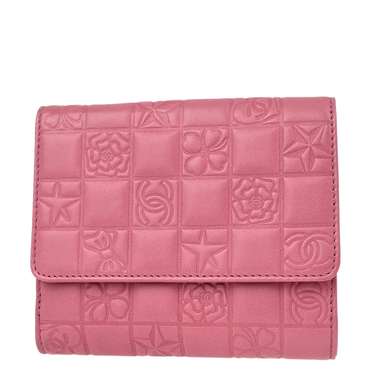 Chanel Pink Icon Bifold Wallet