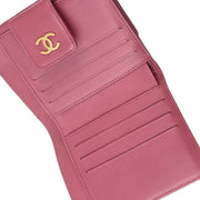 Chanel Pink Icon Bifold Wallet