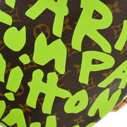 Louis Vuitton 2009 Green Monogram Graffiti Neverfull GM Tote M93703