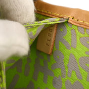 Louis Vuitton 2009 Green Monogram Graffiti Neverfull GM Tote M93703