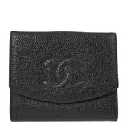 Chanel 2000-2001 Black Caviar Bifold Wallet