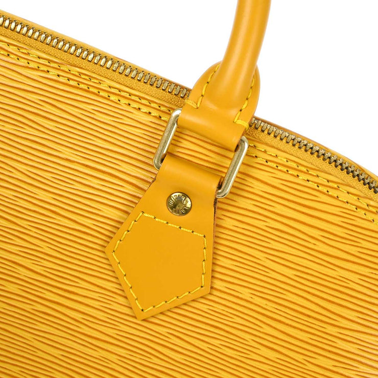 Louis Vuitton 1998 Yellow Epi Alma Handbag M52149