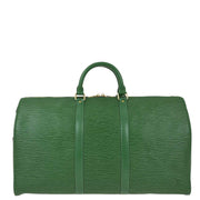 Louis Vuitton 1998 Green Epi Keepall 50 Travel Handbag M42964