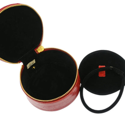 Chanel 1991-1994 Red Caviar Jewelry Case Pouch