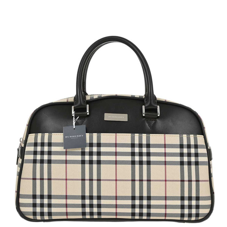 Burberry Beige Burberry Check Handbag