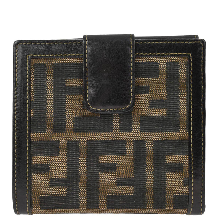 Fendi Brown Zucca Wallet Purse