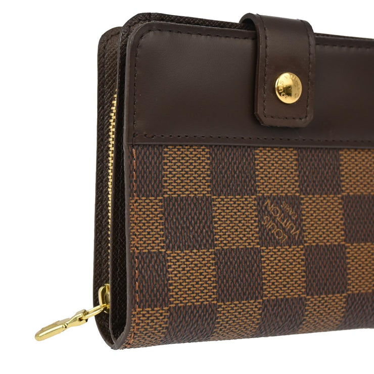 Louis Vuitton 2009 Damier Compact Zip Wallet N61668