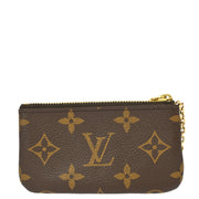 Louis Vuitton 2005 Monogram Pochette Cles Coin Purse Wallet M62650