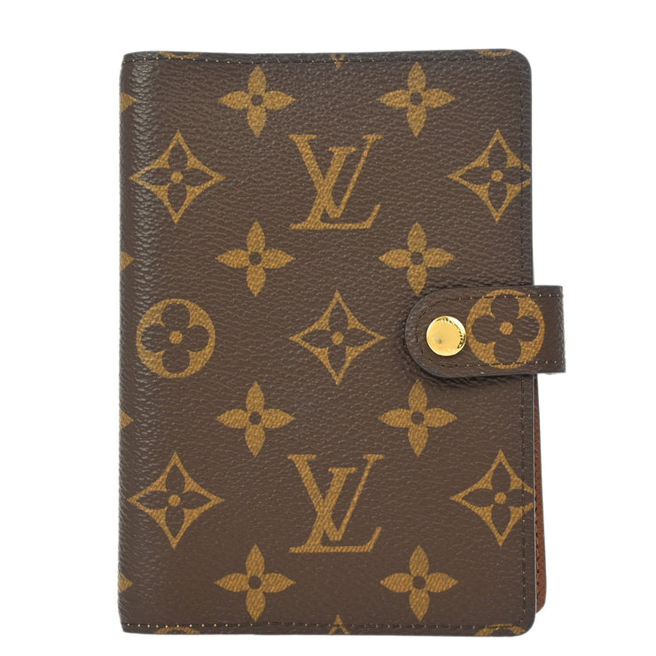 Louis Vuitton 2005 Monogram Agenda PM Note Book Cover R20005 Small Good