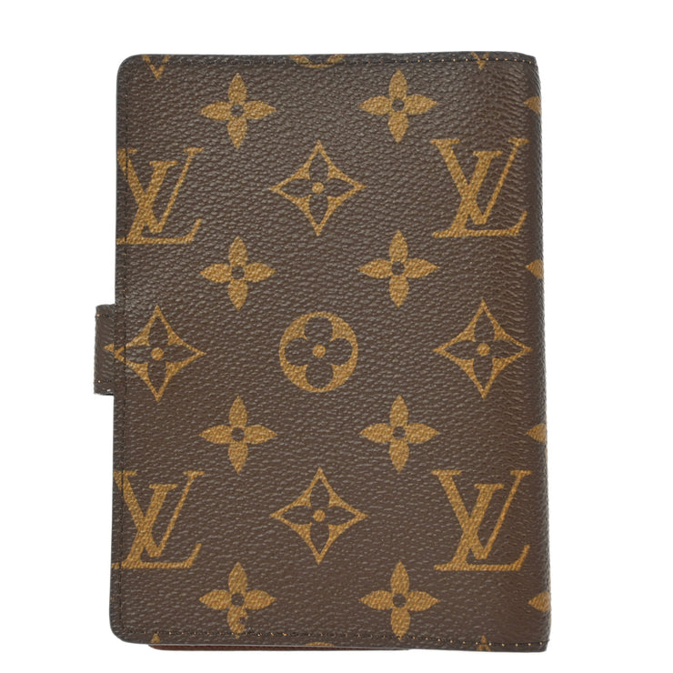 Louis Vuitton 2005 Monogram Agenda PM Note Book Cover R20005 Small Good