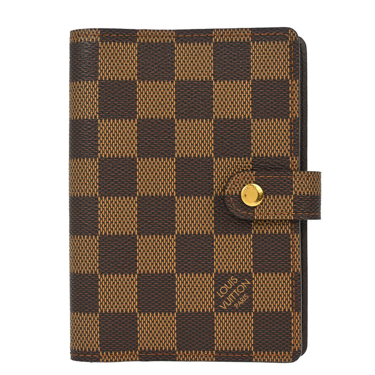 Louis Vuitton 2003 Damier Agenda PM Note Book Cover R20700 Small Good