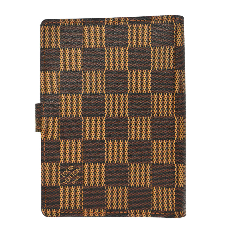 Louis Vuitton 2003 Damier Agenda PM Note Book Cover R20700 Small Good