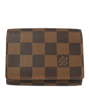 Louis Vuitton 2005 Damier Enveloppe Carte De Visite Card Case N62920 Small Good