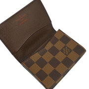 Louis Vuitton 2005 Damier Enveloppe Carte De Visite Card Case N62920 Small Good