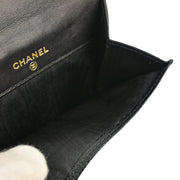 Chanel 2001-2003 Black Caviar Bifold Wallet