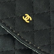 Chanel Black Satin Necklace Pouch