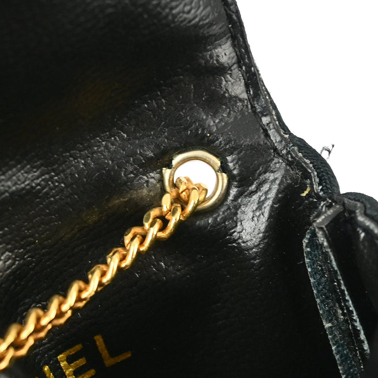 Chanel Black Satin Necklace Pouch