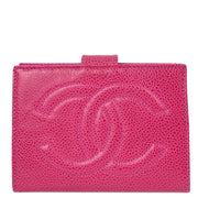 Chanel 1994-1996 Pink Caviar Bifold Wallet